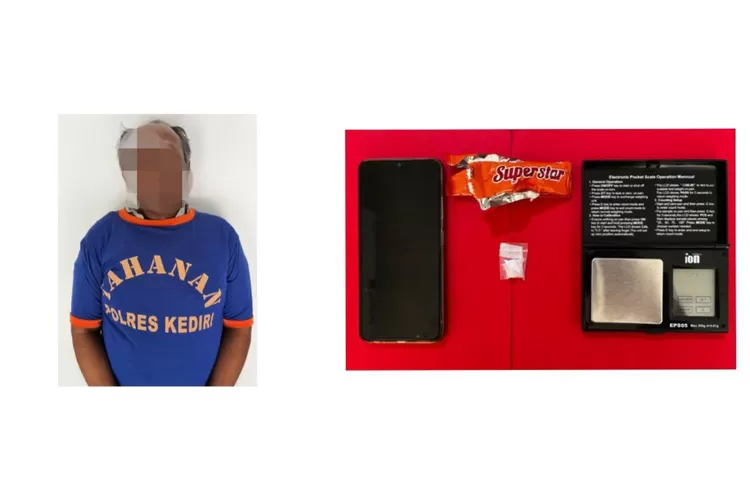 Polres Kediri Tangkap Pria Terkait Peredaran Narkoba